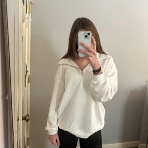 Shein White Crewneck